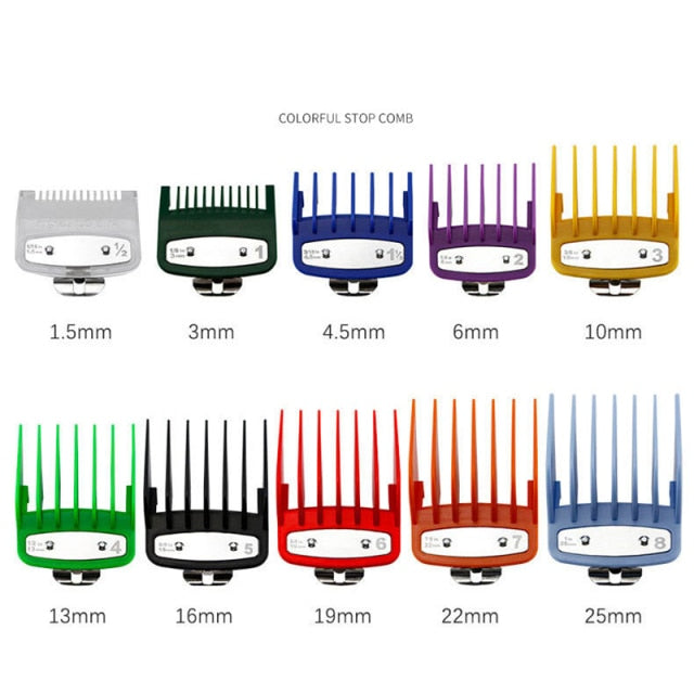 WAHL universal professional hair clipper full size limit guide comb cutting guide comb, trimmer metal comb haircut tool set