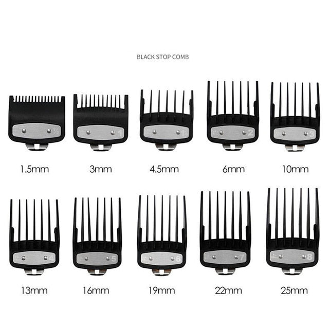 WAHL universal professional hair clipper full size limit guide comb cutting guide comb, trimmer metal comb haircut tool set