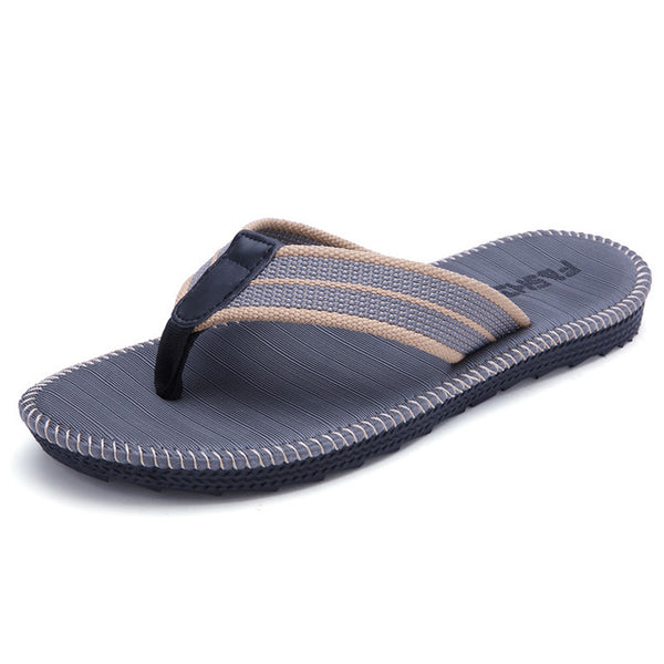 Summer Couples Men And Women Fashion Trend Flip Flops Home Slippers Non-Slip Beach Sewing Cool Student Clip Outside Slides