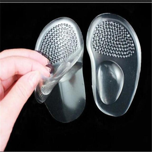 1 Pair Women Soft Silicone Gel Cushion Insoles Metatarsal Support Insert Pad Shoes Insoles Orthopedic