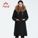 Astrid 2019 Winter new arrival down jacket women with a fur collar outerwear high quality long fashion women winter coat FR-7049