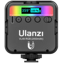 Ulanzi VL49 Mini RGB Video Light Lighting for Photography 2000mAh RGB LED Video Camera Light Vlog Fill Light Live