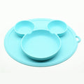 Baby Silicone Plate Kids Bowl Plates Baby Feeding Silicone Bowl Baby Silica Gel Dishes Kids Tableware