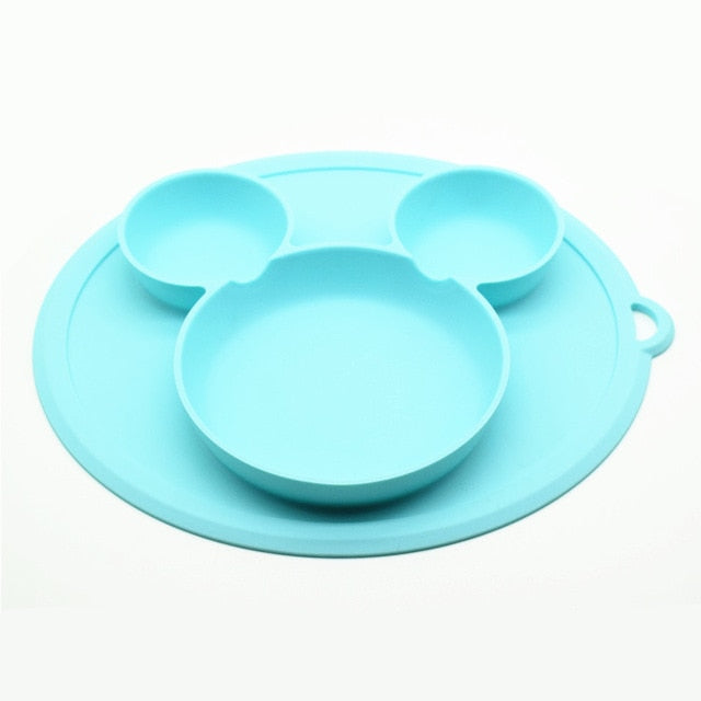 Baby Silicone Plate Kids Bowl Plates Baby Feeding Silicone Bowl Baby Silica Gel Dishes Kids Tableware