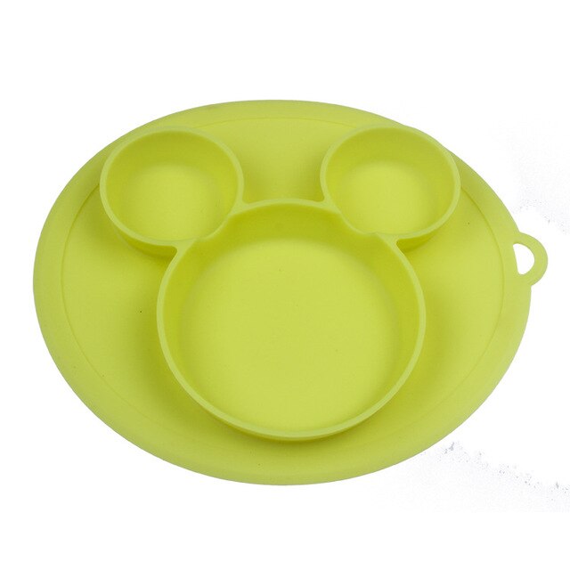 Baby Silicone Plate Kids Bowl Plates Baby Feeding Silicone Bowl Baby Silica Gel Dishes Kids Tableware