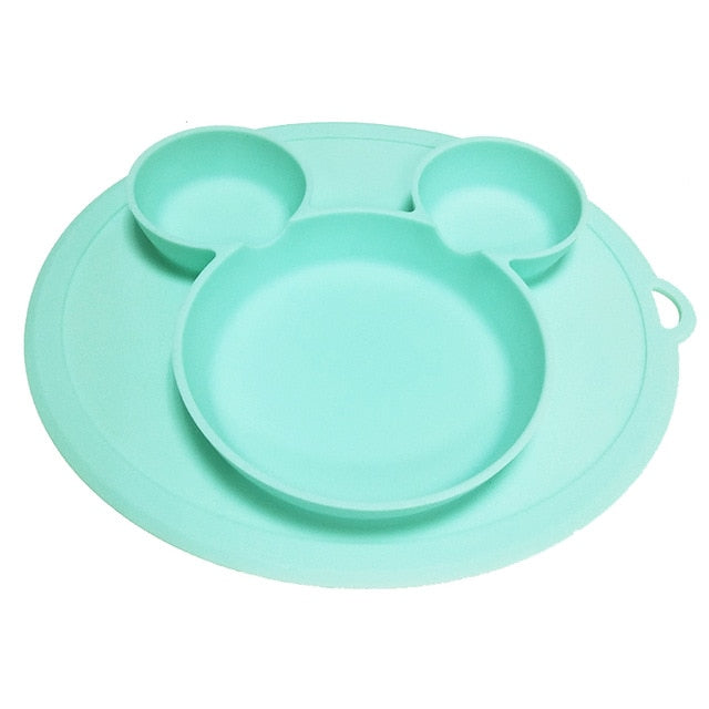 Baby Silicone Plate Kids Bowl Plates Baby Feeding Silicone Bowl Baby Silica Gel Dishes Kids Tableware