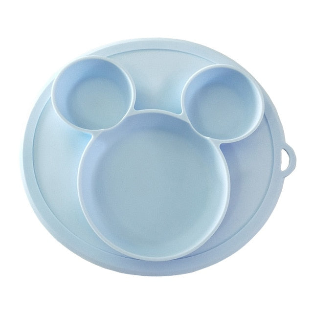 Baby Silicone Plate Kids Bowl Plates Baby Feeding Silicone Bowl Baby Silica Gel Dishes Kids Tableware
