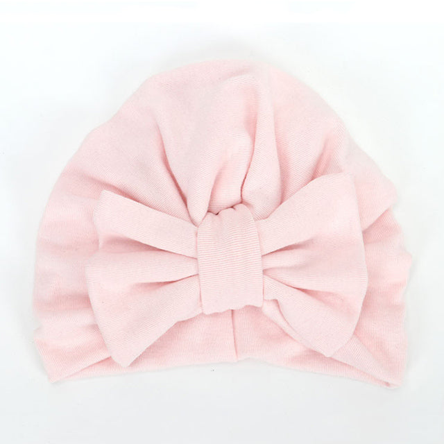 BalleenShiny Warm Baby Hats For Boys&Girls Infant Lovely Bowknot Hats Baby Bonnet Beanie Turban Head Accessories Kids Gifts