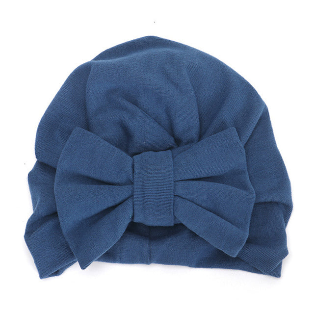 BalleenShiny Warm Baby Hats For Boys&Girls Infant Lovely Bowknot Hats Baby Bonnet Beanie Turban Head Accessories Kids Gifts