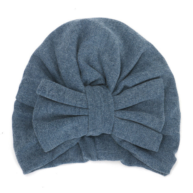 BalleenShiny Warm Baby Hats For Boys&Girls Infant Lovely Bowknot Hats Baby Bonnet Beanie Turban Head Accessories Kids Gifts