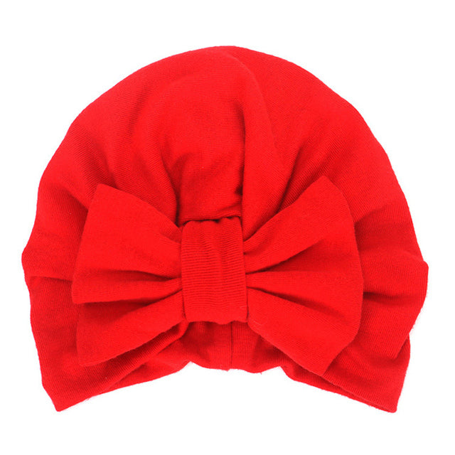 BalleenShiny Warm Baby Hats For Boys&Girls Infant Lovely Bowknot Hats Baby Bonnet Beanie Turban Head Accessories Kids Gifts