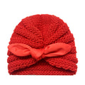 BalleenShiny Warm Baby Hats For Boys&Girls Infant Lovely Bowknot Hats Baby Bonnet Beanie Turban Head Accessories Kids Gifts