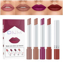 4 Colors Makeup Lipstick Cosmetics Lipstick Set Lip Tint Lip Gloss Waterproof Maquillaje Matte Long Lasting Make Up Pomade TSLM4