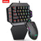 RedThunder One-Handed Mechanical Gaming Keyboard RGB Backlit Portable Mini Gaming Keypad Game Controller for PC PS4 Xbox Gamer