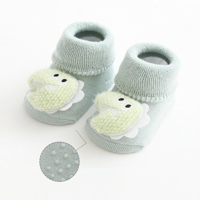 Thick Terry Socks Baby Toddler Socks Doll Cartoon Non-slip Newborn Socks Children Floor Socks Keep Warm Infants Socks
