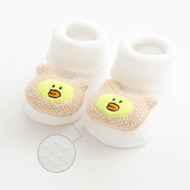 Thick Terry Socks Baby Toddler Socks Doll Cartoon Non-slip Newborn Socks Children Floor Socks Keep Warm Infants Socks