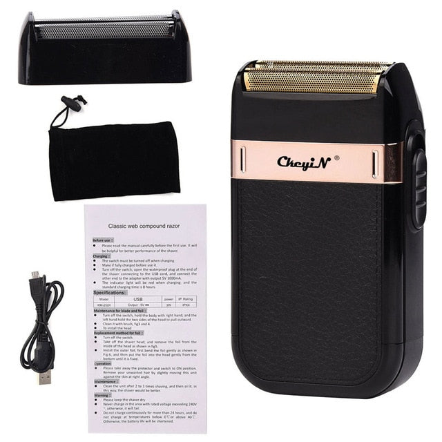 Professional Men's Hair Clipper Electric Beard Trimmer Kit LED Display Hair Cutting Blade USB Rechargeable Machine Hair Styling