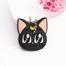 Cute Cartoon Keychain Silicone Cat Dog Protective Key Case Cover for Key Control Dust Cap Holder Gift Women Key Chain