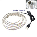 RGB LED Strip Light 5V USB 60 LEDs/m 2835 SMD LED Flexible Tape HDTV TV Desktop PC Bottom Screen Lighting 1M  2M 3M 4M 5M
