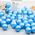 10Pcs 20pcs 5inch Gold Silver Purple Green Blue Metal Balloon Wedding Balloons Happy Birthday Latex Metal Chrome Ballon Decor