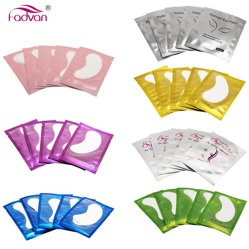50/100 Eyelash Patches for Building Eyelash Pads Eye Gel Patches Under Eyelash Pad for Eyelash Extension Lint Free Paper-Patch
