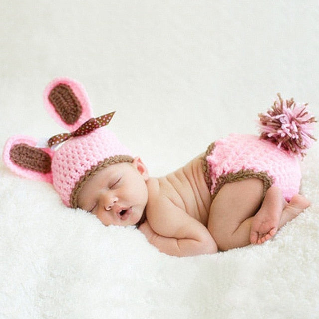 Crothet Newborn Photography Props Knitted Photography Accessories Baby Boys Girls Costume Newborn Photographie 42 Model Optional