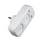 2020 EU Plug Power Strip Adapter Wall Double Socket Portable 2 USB Port for Mobile Phones 1200W 250V, for Smartphones Tablets