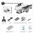 XKJ 2020 New Mini Drone 4K 1080P HD Camera WiFi Fpv Air Pressure Altitude Hold Black And Gray Foldable Quadcopter RC Dron Toy