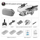 XKJ 2020 New Mini Drone 4K 1080P HD Camera WiFi Fpv Air Pressure Altitude Hold Black And Gray Foldable Quadcopter RC Dron Toy