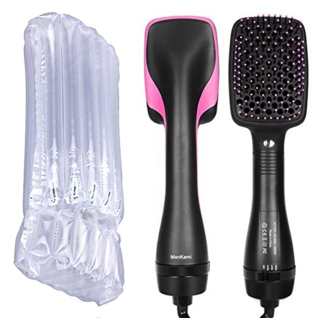 Dropshipping One Step Hair Dryer And Volumizer Blower Professional 3 In 1 Hot Air Brush Hair Curler Straightener Styling Tools