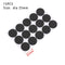 1-24PCS Thickening Self Adhesive Furniture Leg Feet Rug Felt Pads Anti Slip Mat Bumper Damper For Chair Table Protector Hardware