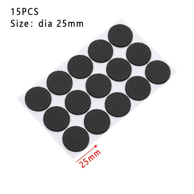 1-24PCS Thickening Self Adhesive Furniture Leg Feet Rug Felt Pads Anti Slip Mat Bumper Damper For Chair Table Protector Hardware