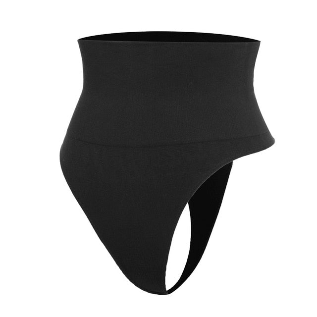High Waist Tummy Control Panties Women Thong Panty Shaper Slimming Underwear Butt Lifter Belly Shaping Cincher Brief Body Shaper
