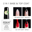 ROSALIND 10ML Top Base Coat Gel Nail Polish For Nail Extension UV LED Gel Lacquer Nail Art Primer For Nails Semi Permanent T