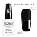 ROSALIND 10ML Top Base Coat Gel Nail Polish For Nail Extension UV LED Gel Lacquer Nail Art Primer For Nails Semi Permanent T