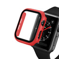 Glass+case For Apple Watch serie 6 5 4 3 SE 44mm 40mm iWatch Case 42mm 38mm bumper Screen Protector+cover apple watch Accessorie