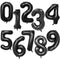 40Inch Big Foil Birthday Balloons Helium Number Balloon 0-9 Happy Birthday Wedding Party Decorations Shower Large Figures Globos