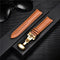 Smooth Genuine Calfskin Leather Watchband 18mm 20mm 22mm 24mm Straps with Solid Automatic Butterfly Buckle Business Watch Band