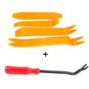 1pc Car Door Panel Removal Tool + 4pcs Panel Audio Trim Removal Tools Automobile Nail Puller Audio Door Clip Dash Pry Tools