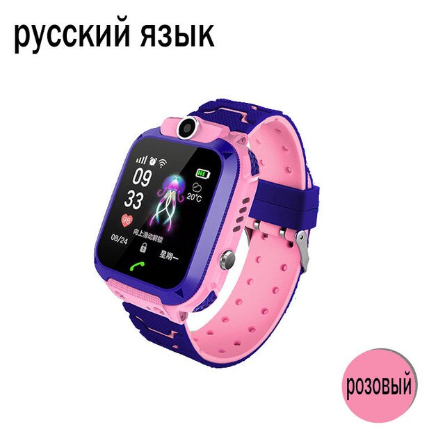 Q12 Kids Smart Watches English Version Waterproof Antilost Children Touch Scree Intelligent Watch LBS Positioning Talking Watch