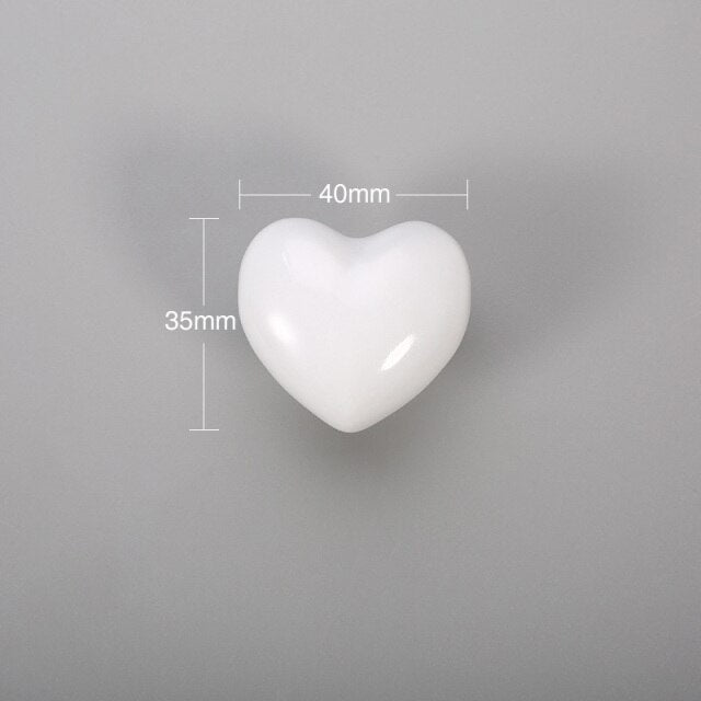 NAIERDI Cartoon Children Room Ceramic Cabinet Knobs Moon Star Wardrobe Handle Garden Door Handle Cabinet Handles for Kids