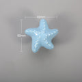 NAIERDI Cartoon Children Room Ceramic Cabinet Knobs Moon Star Wardrobe Handle Garden Door Handle Cabinet Handles for Kids