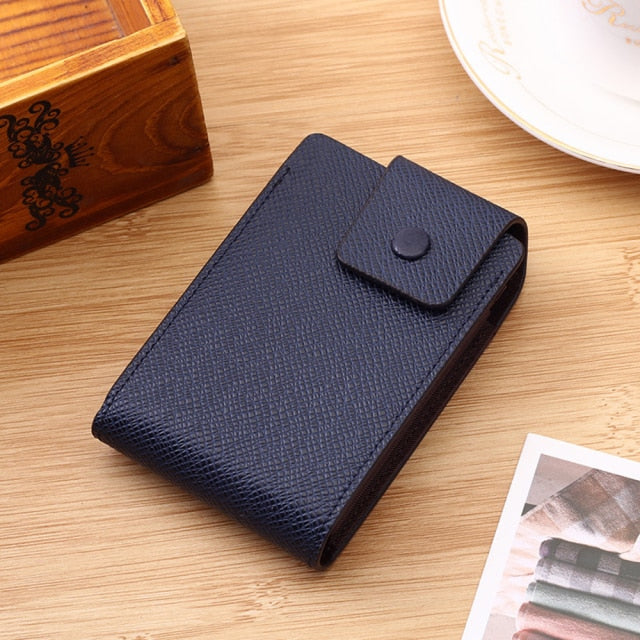 Men Credit Card Holder Leather Purse for Cards Case Wallet for Credit ID Bank Card Holder Women Cardholder pasjeshouder mannen