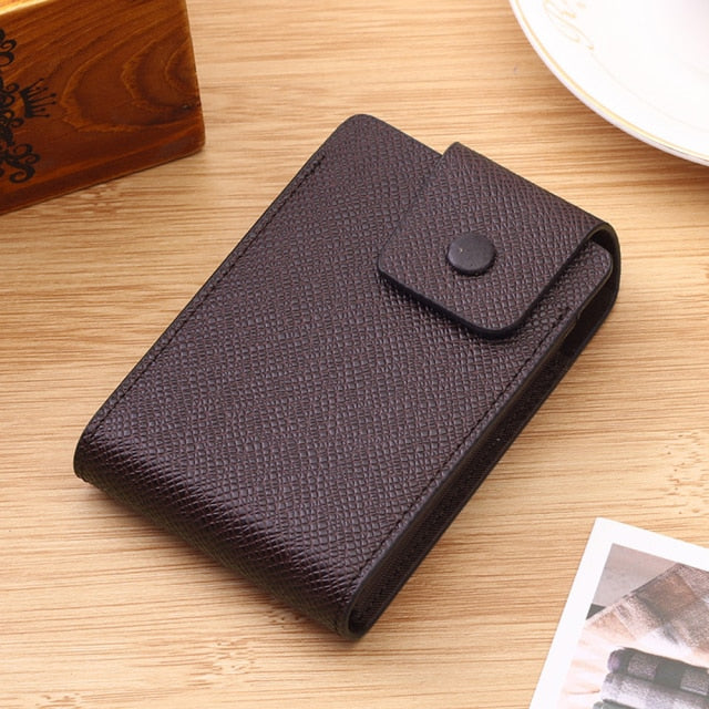 Men Credit Card Holder Leather Purse for Cards Case Wallet for Credit ID Bank Card Holder Women Cardholder pasjeshouder mannen