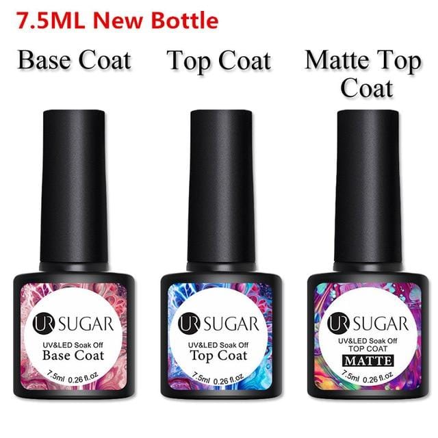 UR SUGAR 15ml Poly UV Nail Gel Kit Acrylic Set Extend Fast Builder UV Gel Slip Solution Nail Form Nail Art Brush Nail Tool Kit