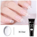 UR SUGAR 15ml Poly UV Nail Gel Kit Acrylic Set Extend Fast Builder UV Gel Slip Solution Nail Form Nail Art Brush Nail Tool Kit