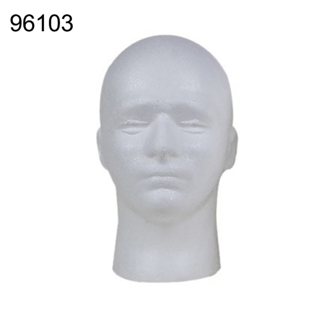 Styrofoam Mannequin Head Model Sunglasses Eyeglass Stand Hat Cap Display Holder