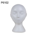 Styrofoam Mannequin Head Model Sunglasses Eyeglass Stand Hat Cap Display Holder