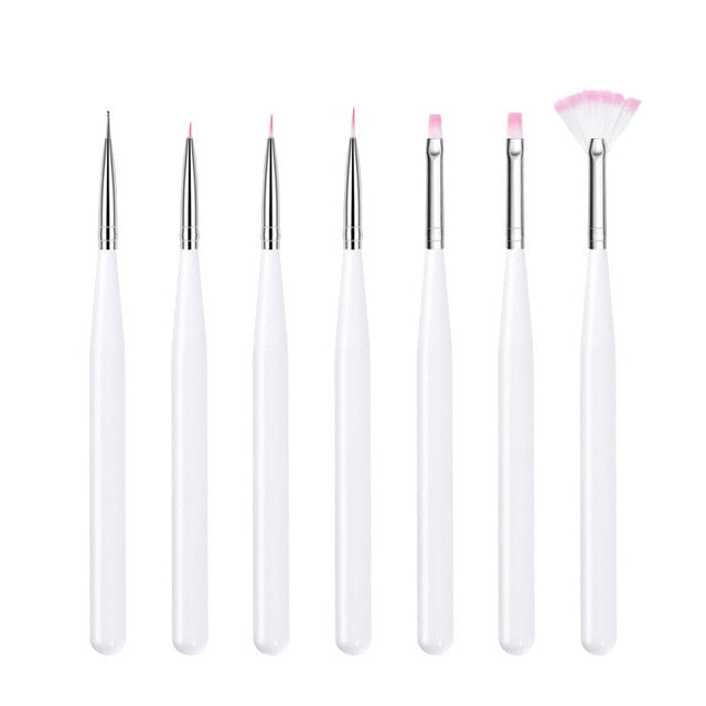 Nail Brush For Manicure Gel Brush For Nail Art 15Pcs/Set Nail Brush Acrylic Liquid Powder Carving Gel Brush