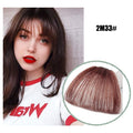 Synthetic Fake Bang Hair Piece Clip In Hair Extension Fake Fringes Bang Women Natural Air Bangs Clip on Bangs 24 Colors